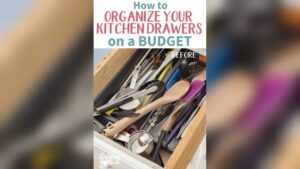 Organizing Utensils for Small Kitchen Drawers
