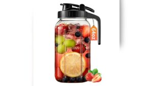 Best Mason Jar Pitcher for Fridge Storage