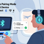 How to connect Bluetooth headphones to airplane entertainment