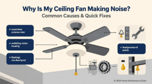 Why Ceiling Fan Makes Noise