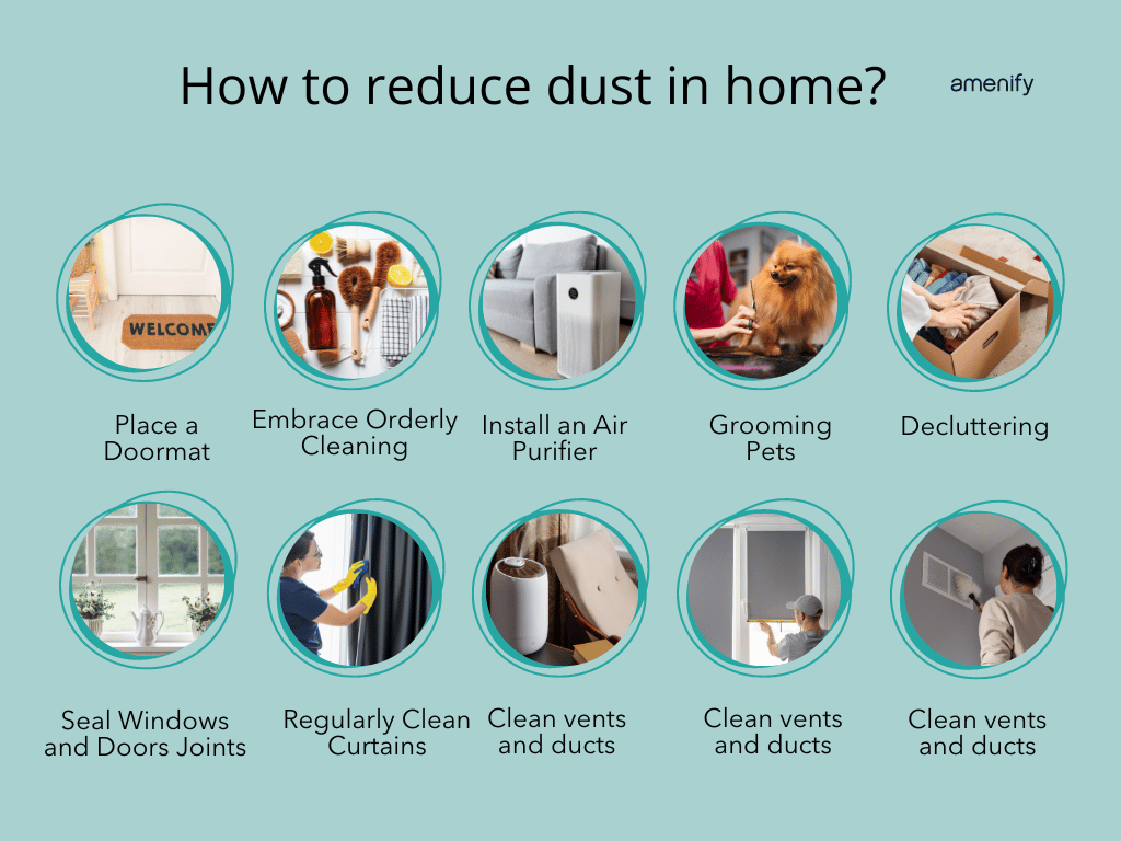 How to Reduce Dust in Home